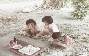 タイの田舎の子供