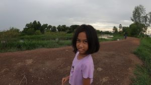 タイの田舎の子供